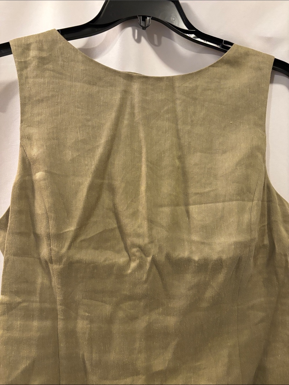 NWT Babaton Olive Sleeveless Top - size 10 - Picture 5 of 14